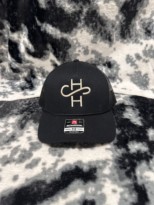 Solid Black Logo Hat