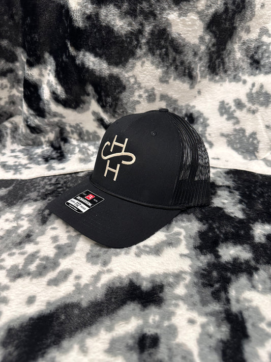 Solid Black Logo Hat